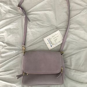 Suede lavender Talbots purse